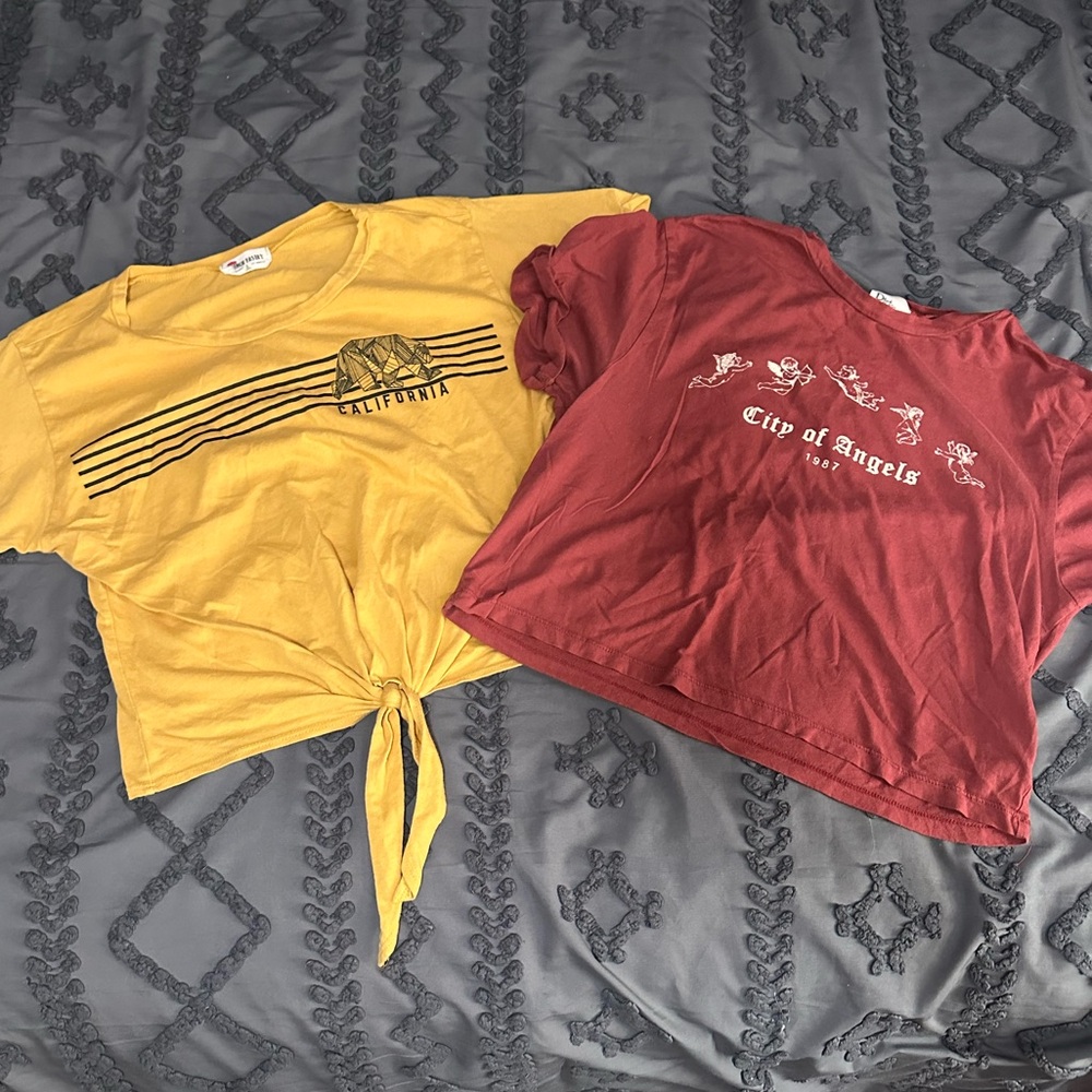 Pair of Women’s Crop Tops Size Large/Medium